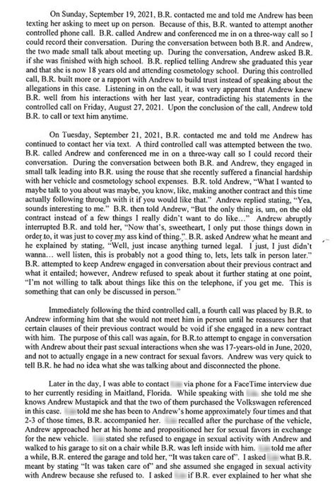 Cops Man Had Teen Girl Sign Sex Slave Contract The Smoking Gun