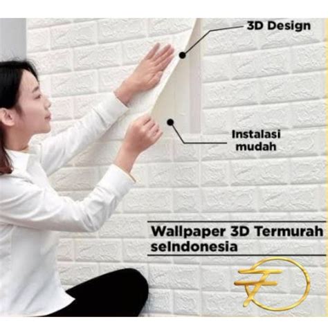 Jual Promo Termurah Wallpaper Foam Dinding Rumah Kamar X Cm