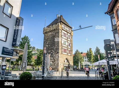 Schelztorturm Mit Skulptur Von Hubert Von Der Goltz Angekommen