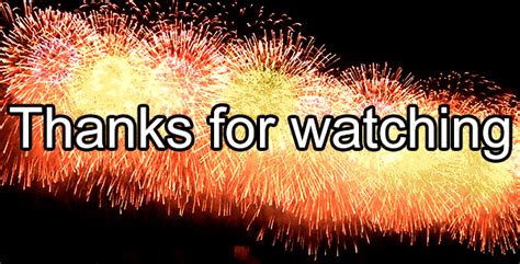 Tổng Hợp ảnh động  Thank For Watching