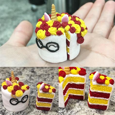 Harry Potter Unicorn Cake R Polymerclay