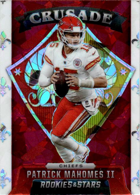 2021 Rookies And Stars Crusade Red Ice 1 Patrick Mahomes Ii Nm Mt