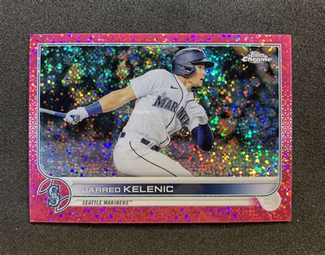 Topps Chrome Jarred Kelenic Magenta Speckle Refractor