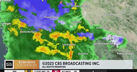 Severe storm system passes through Southern California - CBS Los Angeles