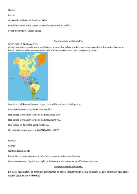 Prob Ambientales To Clases Clase Fecha Contenido Divisi N De Am Rica Latina Prop Sito