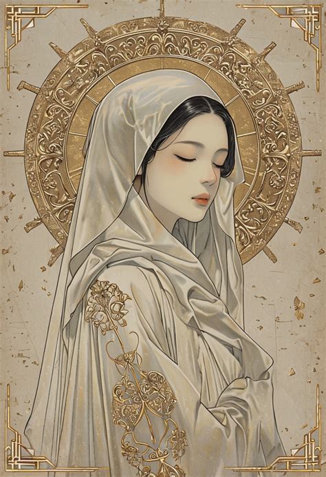 Asian Virgin Mary In 2025 Mother Mary Sacred Art Catholic