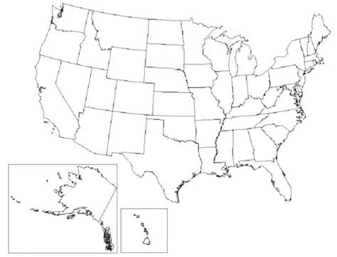 50 States Map Quiz Fill In The Blank | Kurashiconcier With 50 States ...