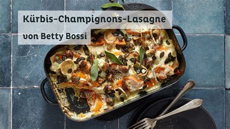 Kürbis Champignons Lasagne Rezept von Betty Bossi in Kooperation mit