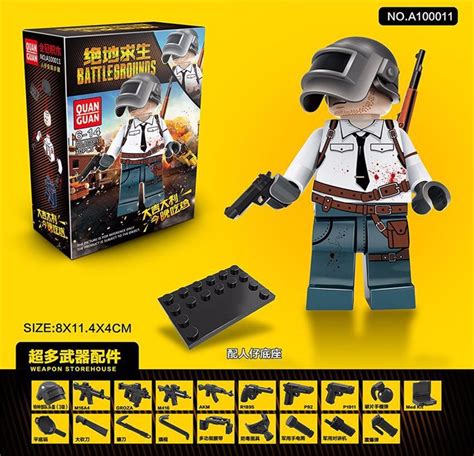 QUAN GUAN 100011: PUBG Minifigs Preview (Most Accurate Yet)