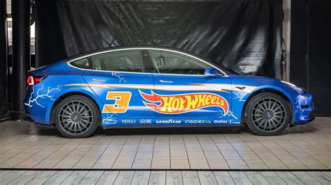 Check Out This Life Size Tesla Model 3 Hot Wheels We Helped Create