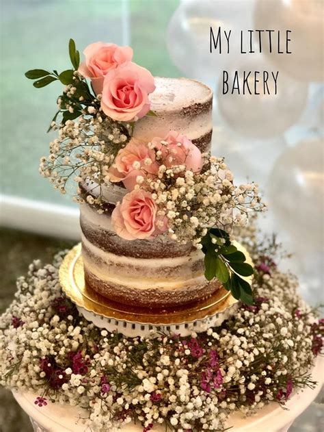 Semi Naked Cake Decorated Cake By Sandra Draskovic CakesDecor