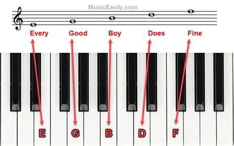 The Treble Clef And Its Notes Music Easily