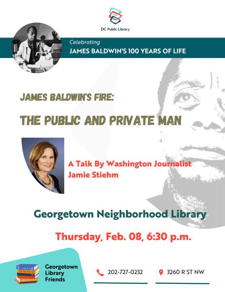 James Baldwins Fire The Public And Private Man Dc Public Library