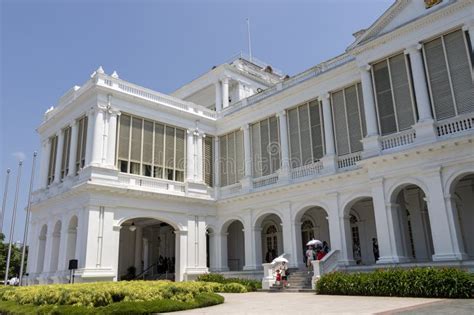 view  istana main building  singapore editorial stock image image