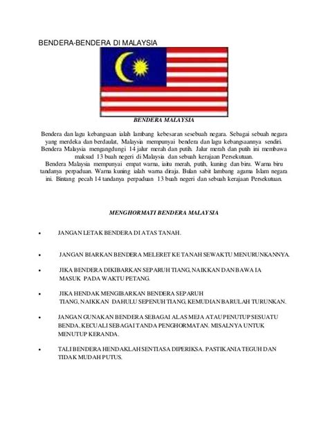 Bendera bendera di malaysia