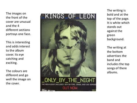 Kings of leon album cover analysis