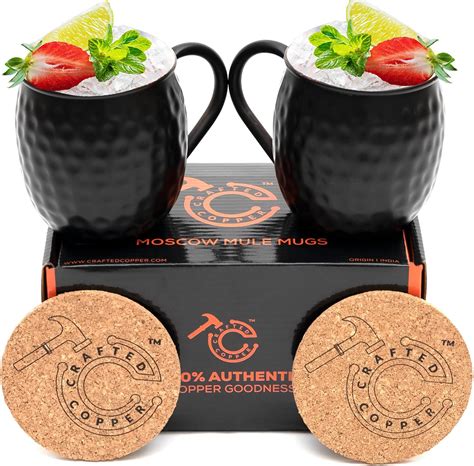 Amazon Koolbrew Copper Roze Moscow Mule Copper Mugs Gift Set Of