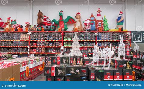 Christmas Decoration Products at a Bunnings Store Editorial Image ...