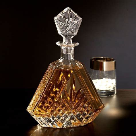 Whiskey Crystal Decanter Beverage Wine Glass Pourer Bottle Home Decor