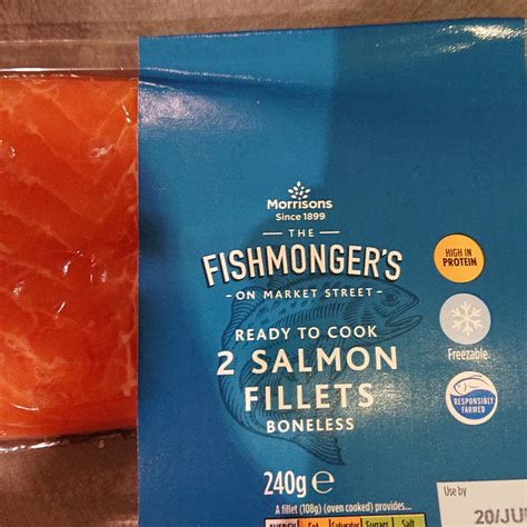 Salmon Fillets Morrisons Kalorie Kj A Nutri N Hodnoty