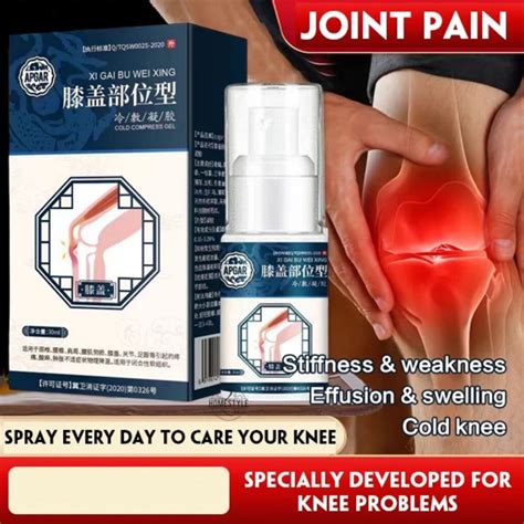 Knee Pain Relief Cold Compress Gel Spray Joint Pain Relief Spray