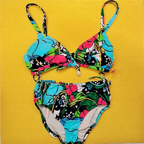 Vintage S Floral Bikini By Bali Etsy