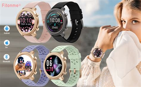 Fitonme Smartwatch Hombres Relojes Inteligentes Bluetooth Recibe