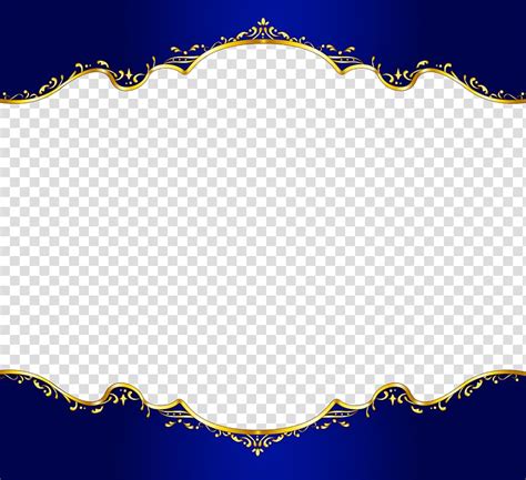 Royal Blue Gold Borders And Frames