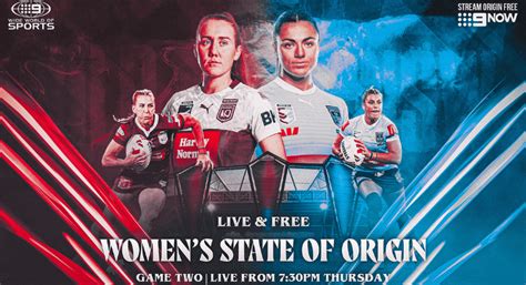 Tv Guide Women S State Of Origin Ii On Nine And Now