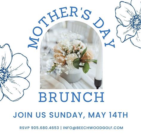 Mothers Day Brunch Beechwood Golf Club