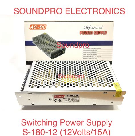 Switching Power Supply AC DC S 120 12 12v 10A S 180 12 12v 15A Power