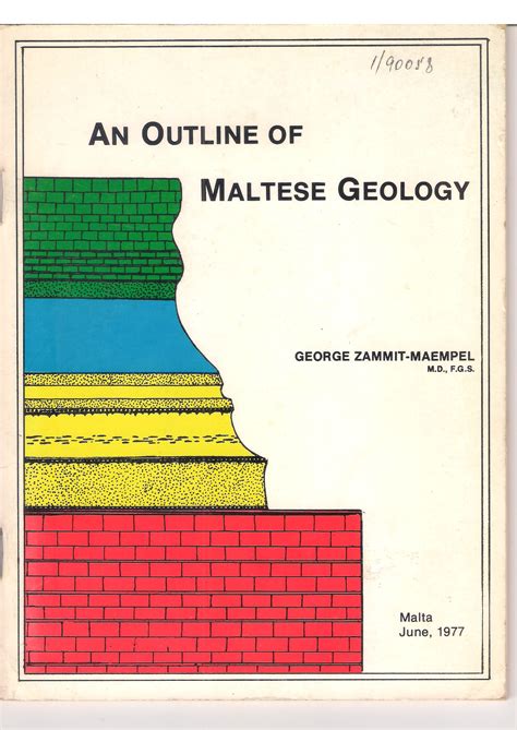 An Outline Of Maltese Geology | Malta Online Bookshop