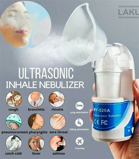 Jual Nebulizer Ultrasonic Inhaler Asma Alat Bantu Uap Pernapasan Terapi