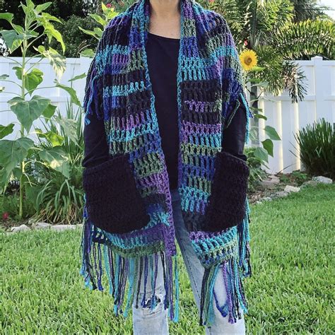 Hippie Crochet Patterns Shawl Crochet Pattern Easy Shawl Pattern