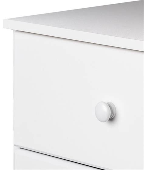 Home Square Drawer Wood Lingerie Chest Set In White Set Of Transitional Dressers By