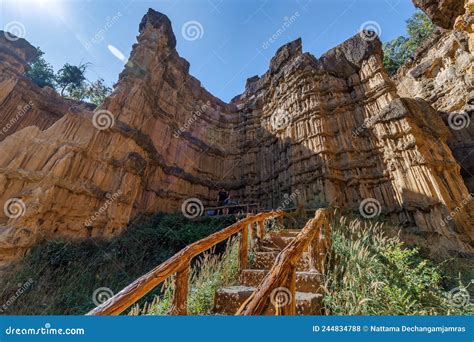 Pha Cho Pha Chor Is A Cliff Located In Mae Wong National Park Chiang