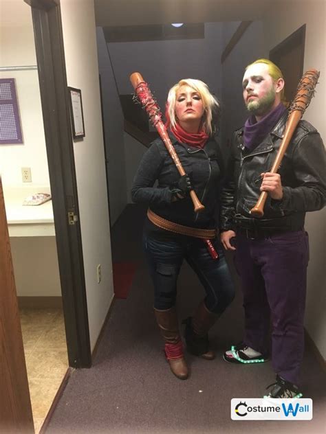 Harley Quinn and Joker Crossover Negan | Halloween Costume Contest