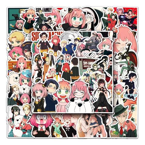 spy  family stickers random set   posterwa