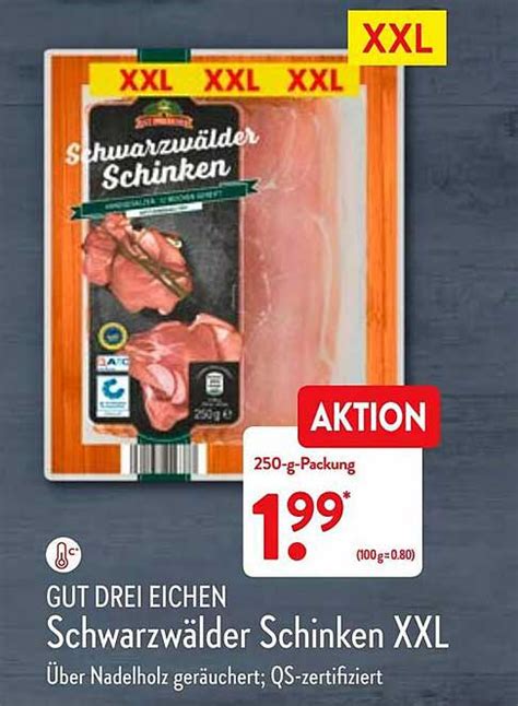 Gut Drei Eichen Schwarzw Lder Schinken Xxl Angebot Bei Aldi Nord