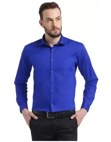 Classic Cotton Blend Solid Formal Shirts For Men At Rs 585 Men Full