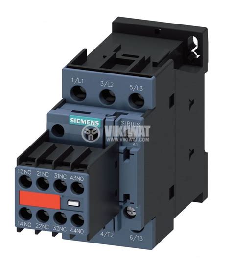 Контактор 3RT2026-1CL24-3MA0 3P 2NO+2NC 230VAC 25A Siemens - ВИКИВАТ