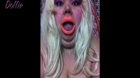 BBW Dollie Spit Fetish Bimbo Dollies Dungeon Clips4Sale