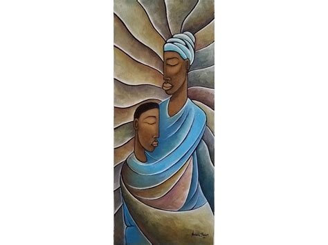 At Auction: Nathaniel Barnes, Nathaniel Barnes Original Painting Mother