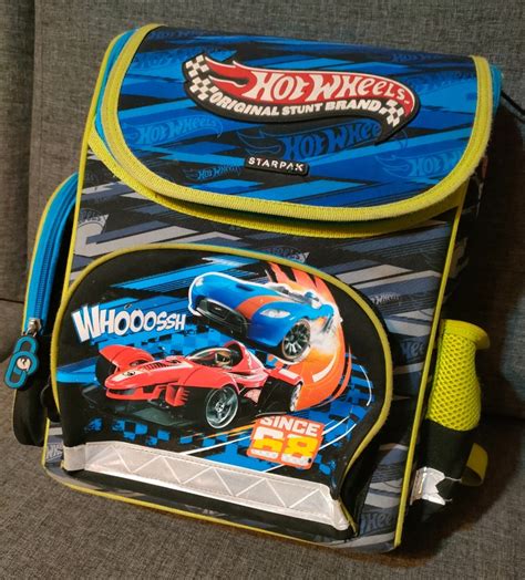 Tornister dla chłopca jeden rok Hot Wheels CENA NOWEGO ZŁ Poznań Kup teraz na Allegro