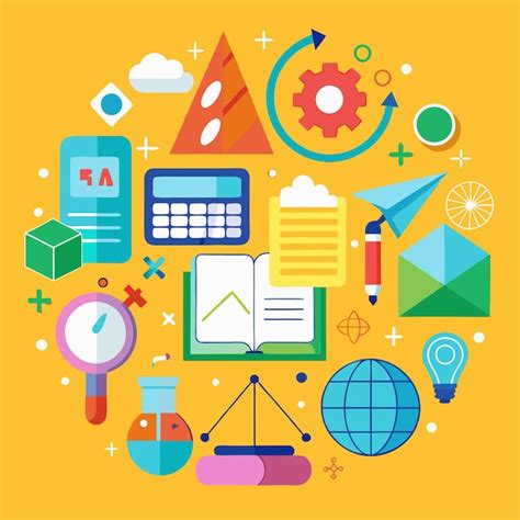 Math Clip Art Vector Illustration Design Premium Ai Generated Vector