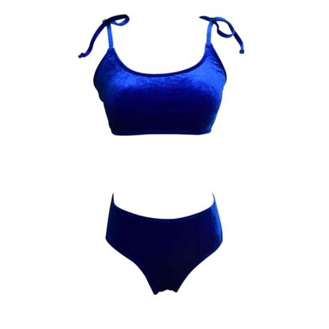 Chine Ensemble de bikini pour filles triangle plissé chaud Maillot de