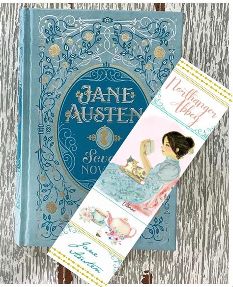 Jane Austen Bookmarks Jane Austen Literary Bookmarks Pride - Etsy