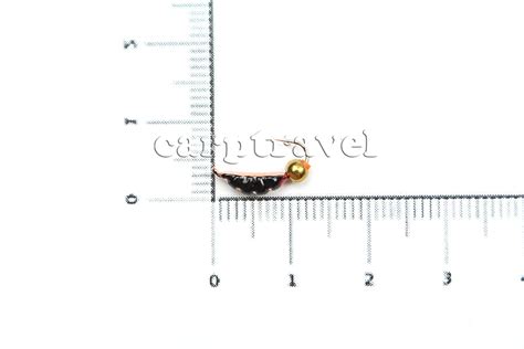 Мормышка Опарыш с ушком Ds Fishing 3.5 (Зелёный, шарик-золото) 0,77 г ...