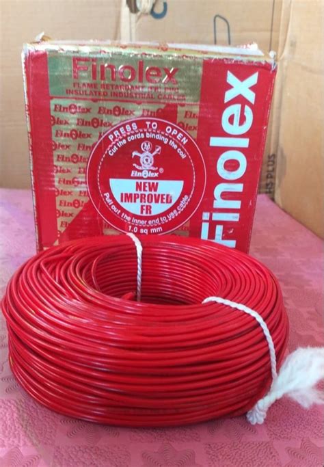 Finolex Red House Wire Wire Size 1 Sqmm At Rs 1140 Roll In Koratla