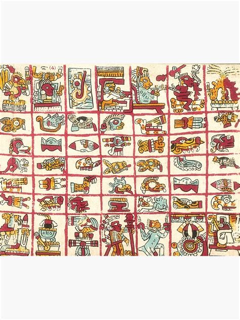 Mayan Glyphs Poster For Sale By Trieste02 Redbubble